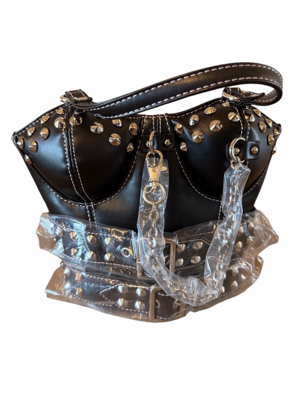 Dolls Kill / CURRENT MOOD DANGEROUS GAME BUSTIER HANDBAG NWT - Picture 3 of 8